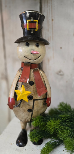 Chilly Snowman 4.75x4x13.5in