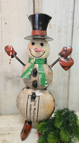 Blizzard Snowman 9.5x4x16.5in