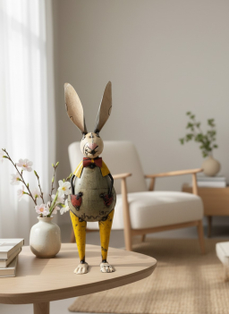 Patchwork Percy Bunny 5x4x17in