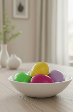 Wooden Eggs 2x2x3in