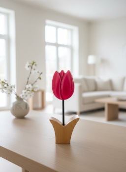 Rasberry Tulip 3x8in