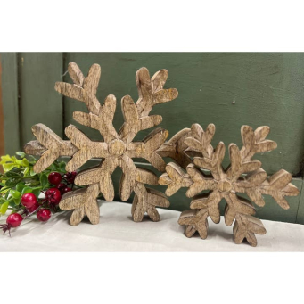 Natural Snowflake 6in