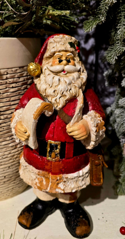 Hearthside Santa 7.5x6.3x16in