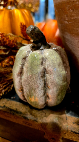 Warm Ember Pumpkin 4x4x5in
