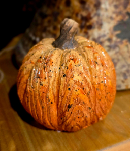 Rustic Pear  Pumpkin 3x3x3in