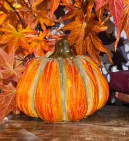 Fieldstone Pumpkin 7x7x6in