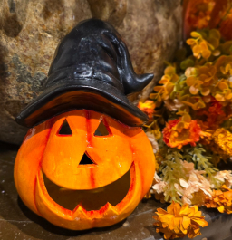 Black Hat Spooklet 5x4x6in