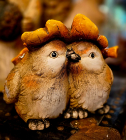 Love Birds 7x6x6in
