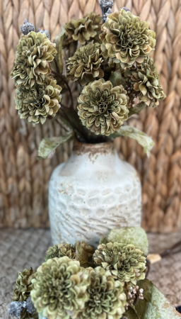 Moss Button Mum
