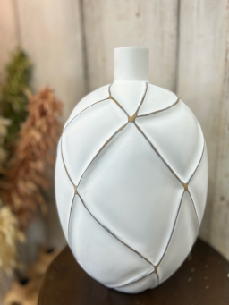 Cracked Looking Vase 12in