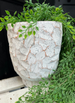 Stone Vase 7.5x9.5in