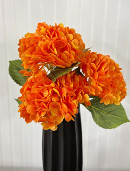 Orange Hydrangea 22in