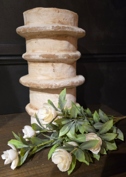 Vanilla Rose Stem 20in