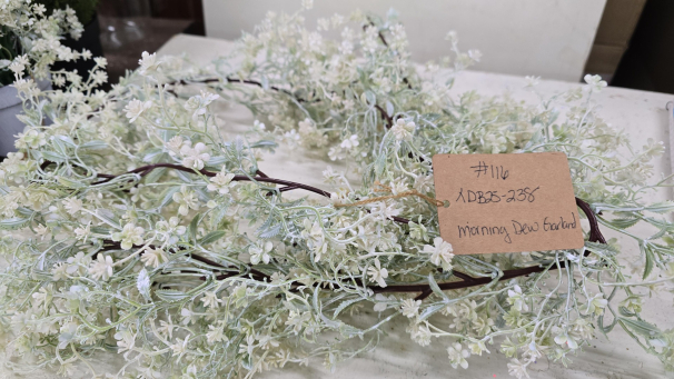 Morning Dew Garland 65in