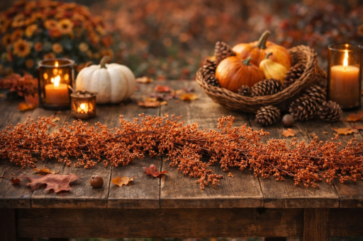 Autumn Dust Garland 78in