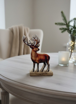 Metal Buck on Base 8x6in