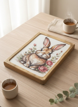 Rosemary Bunny Tray 12x7in