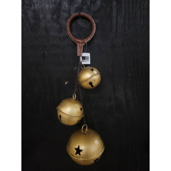 Gold Rustic Ringer Bells Bunch 22in