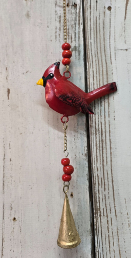 Crested Redbird 5x17in