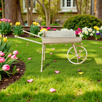 Spring Wheelbarrow 20x11in