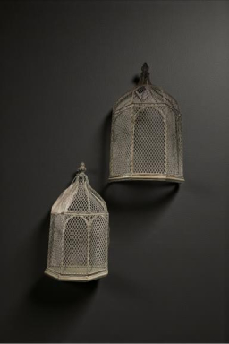 Cathedrial Lanterns Set of 2 18in and 14inH
