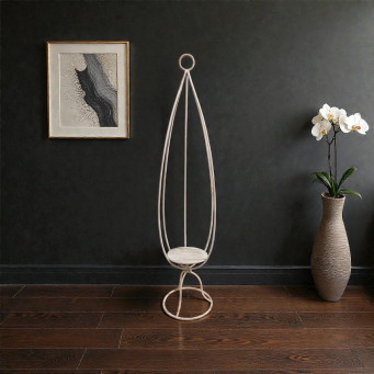 Teardrop Candle Holder Set of 2 41in and 36inH