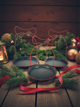 Bell Candle Holders Set of 3 15, 14 and 11in