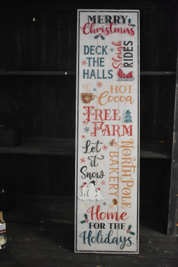 Holiday Sign 45x11in