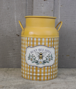 Honey Bee Milk Can 8x11in