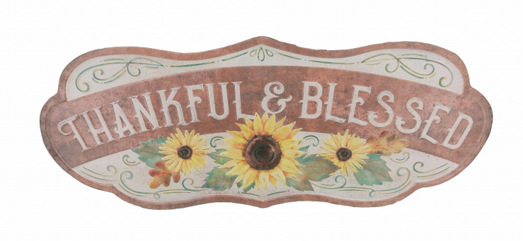 Thankful Sign 22x9in