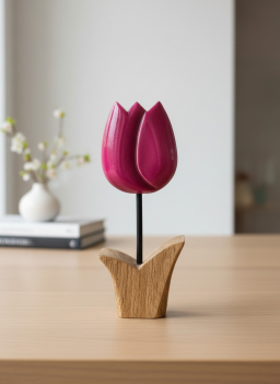 Magenta Tulip 7x4in