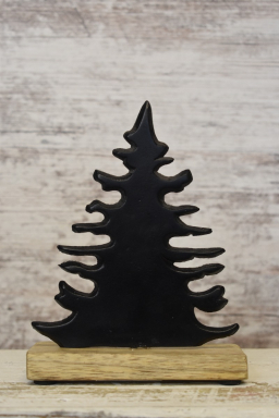 Aluminum Black Tree 5x6.25in