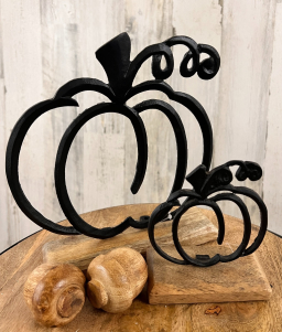 Aluminum Black Pumpkin 5in