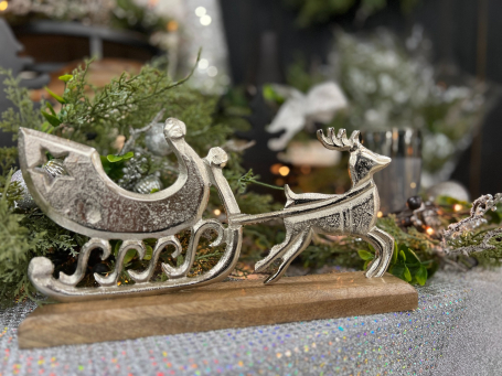 Nickel Sleigh 11x6in