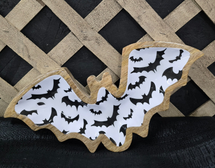 Flying Bat Platter 16x7.5in