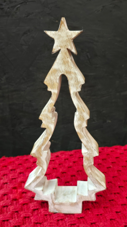 Hollow Christmas Tree 4.5x10in