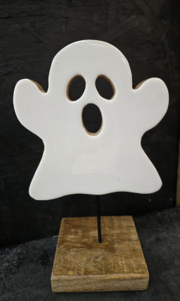 Ghost on Stand 7.25x12in