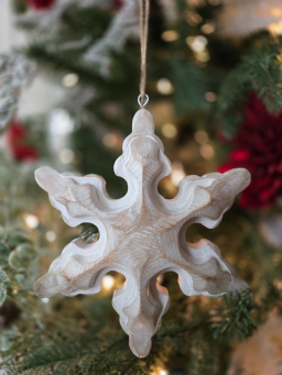 Tinsel Snowflake 8x8in