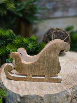 Wooden  Sled 3.5x6in