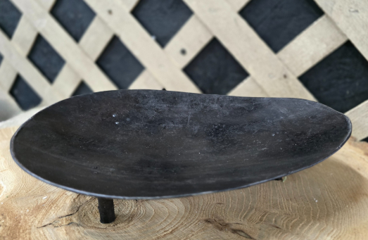 Oval Metal Tray 9x6in