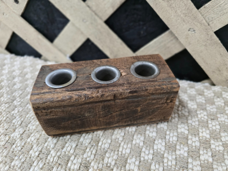 3 Hole Sugar Mold 6in