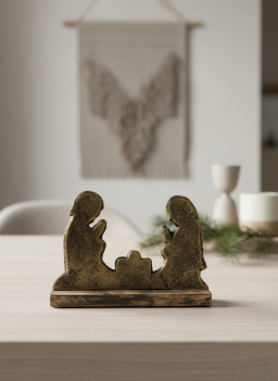 Nativity Silhouette 8x4in