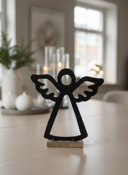 Black Hollow Metal Angel 10 x11in