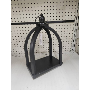 Small Black Lantern  12.5in