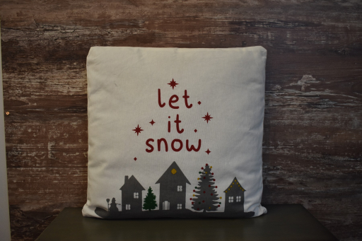 Let it Snow Pillow 20x20in
