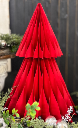 Large Red Paper Tree 48in