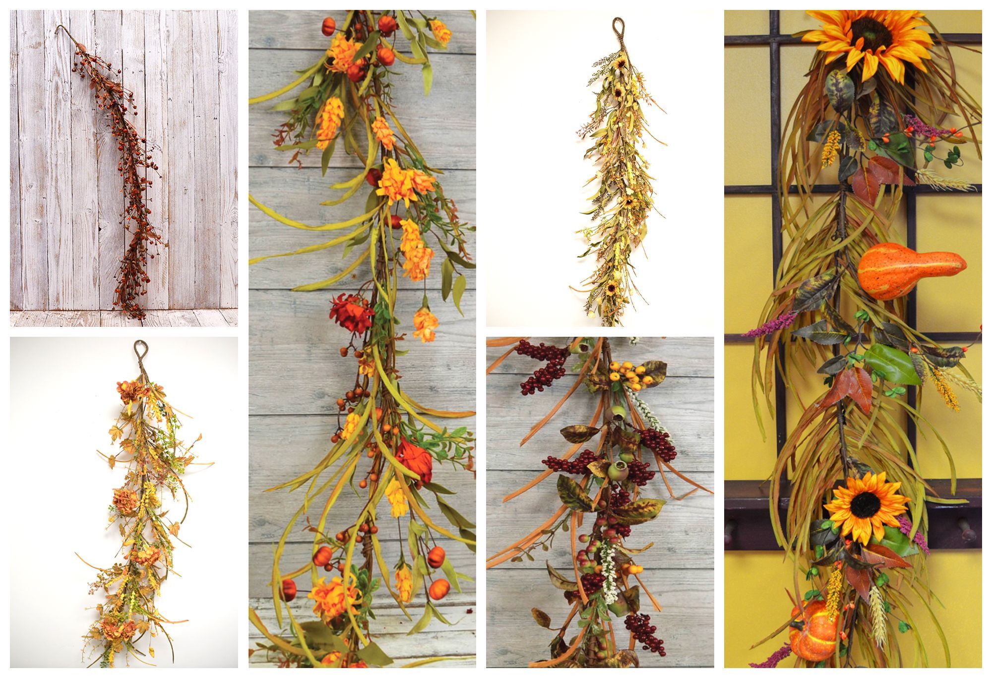 Garlands By Size Fall Florals